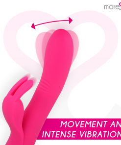 MORESSA ETHAN PREMIUM SILIKONSKI POLNILNI VIBRATOR - ROZA - slika 3