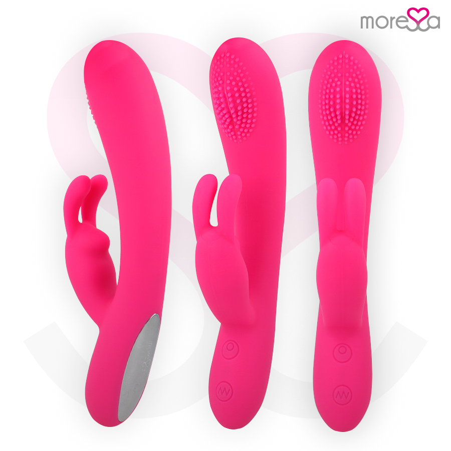 MORESSA GINO PREMIUM SILIKONSKI POLNILNI VIBRATOR - ROZA - slika 2