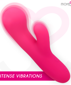 MORESSA JERRY PREMIUM SILIKONSKI POLNILNI VIBRATOR - ROZA - slika 3