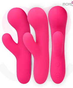 Alternative view of MORESSA JERRY PREMIUM SILIKONSKI POLNILNI VIBRATOR - ROZA