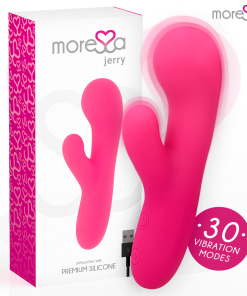 MORESSA JERRY PREMIUM SILIKONSKI POLNILNI VIBRATOR - ROZA