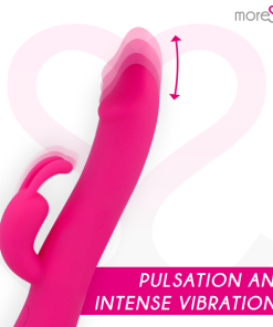 MORESSA MOLLY PREMIUM SILIKONSKI VIBRATOR NA DALJINSKO UPRAVLJANJE - ROZA - slika 3
