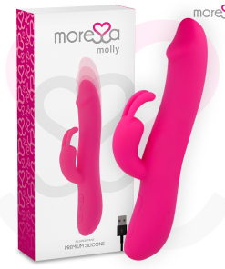 MORESSA MOLLY PREMIUM SILIKONSKI VIBRATOR NA DALJINSKO UPRAVLJANJE - ROZA