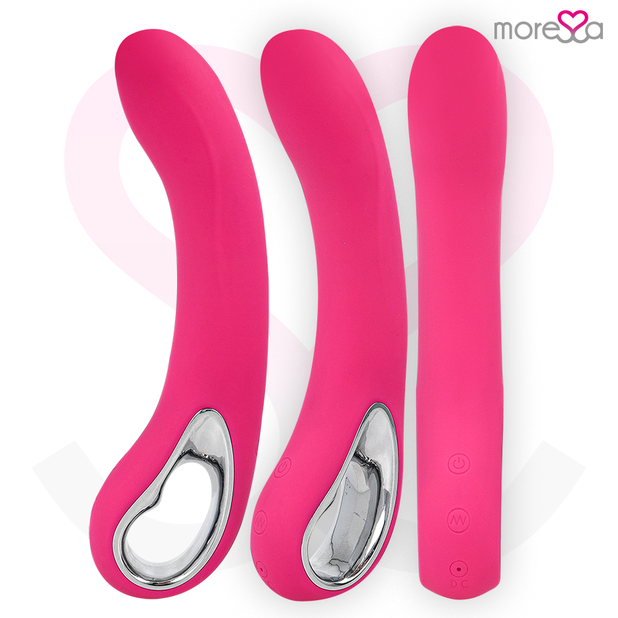 MORESSA NELSON PREMIUM SILIKONSKI POLNILNI VIBRATOR - ROZA - slika 2