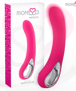 MORESSA NELSON PREMIUM SILIKONSKI POLNILNI VIBRATOR - ROZA