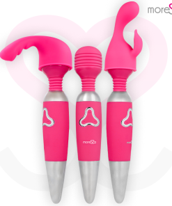 Alternative view of MORESSA ODILON PREMIUM SILIKONSKI POLNILNI VIBRATOR - ROZA