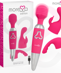 MORESSA ODILON PREMIUM SILIKONSKI POLNILNI VIBRATOR - ROZA