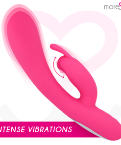 MORESSA TELMO PREMIUM SILIKONSKI POLNILNI VIBRATOR - ROZA - slika 3