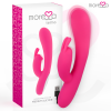MORESSA TELMO PREMIUM SILIKONSKI POLNILNI VIBRATOR - ROZA