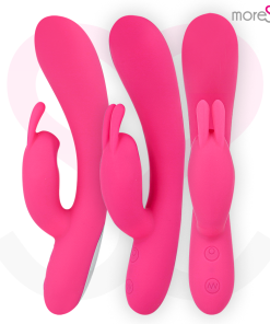 Alternative view of MORESSA TELMO PREMIUM SILIKONSKI POLNILNI VIBRATOR - ROZA