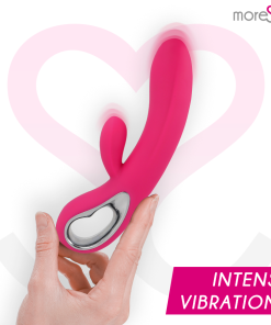 MORESSA TROY PREMIUM SILIKONSKI POLNILNI VIBRATOR - ROZA - slika 3