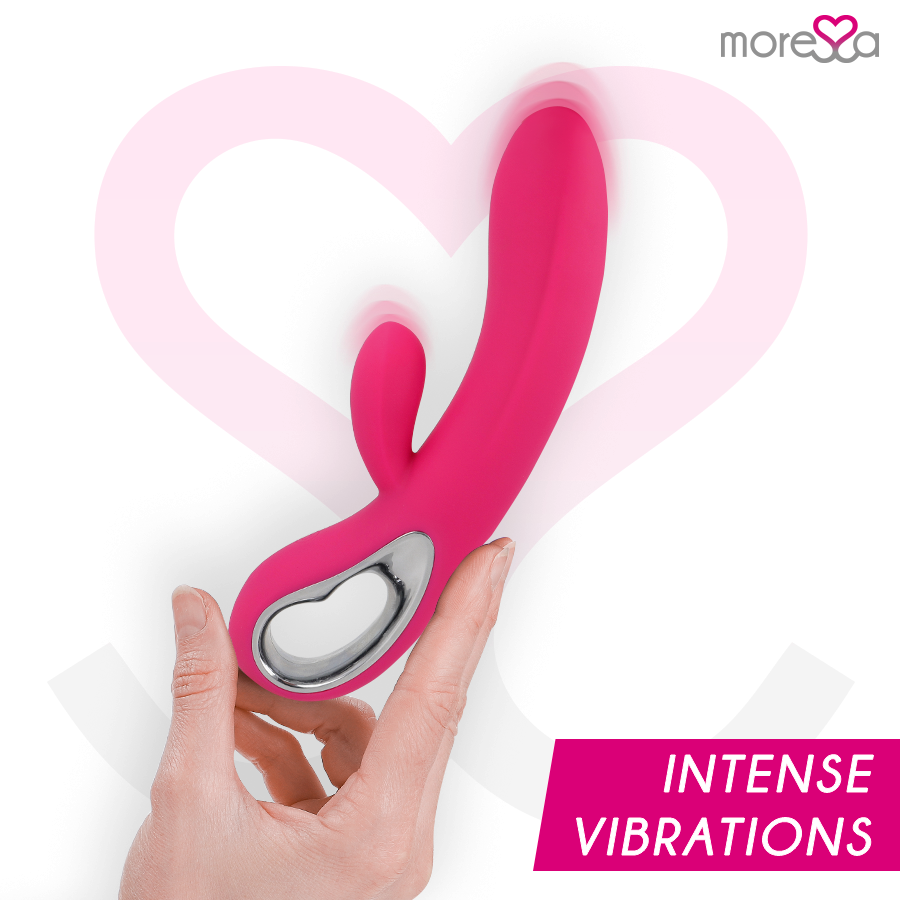 MORESSA TROY PREMIUM SILIKONSKI POLNILNI VIBRATOR - ROZA - slika 3