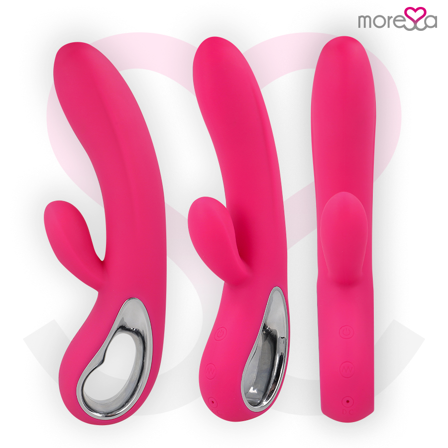 MORESSA TROY PREMIUM SILIKONSKI POLNILNI VIBRATOR - ROZA - slika 2