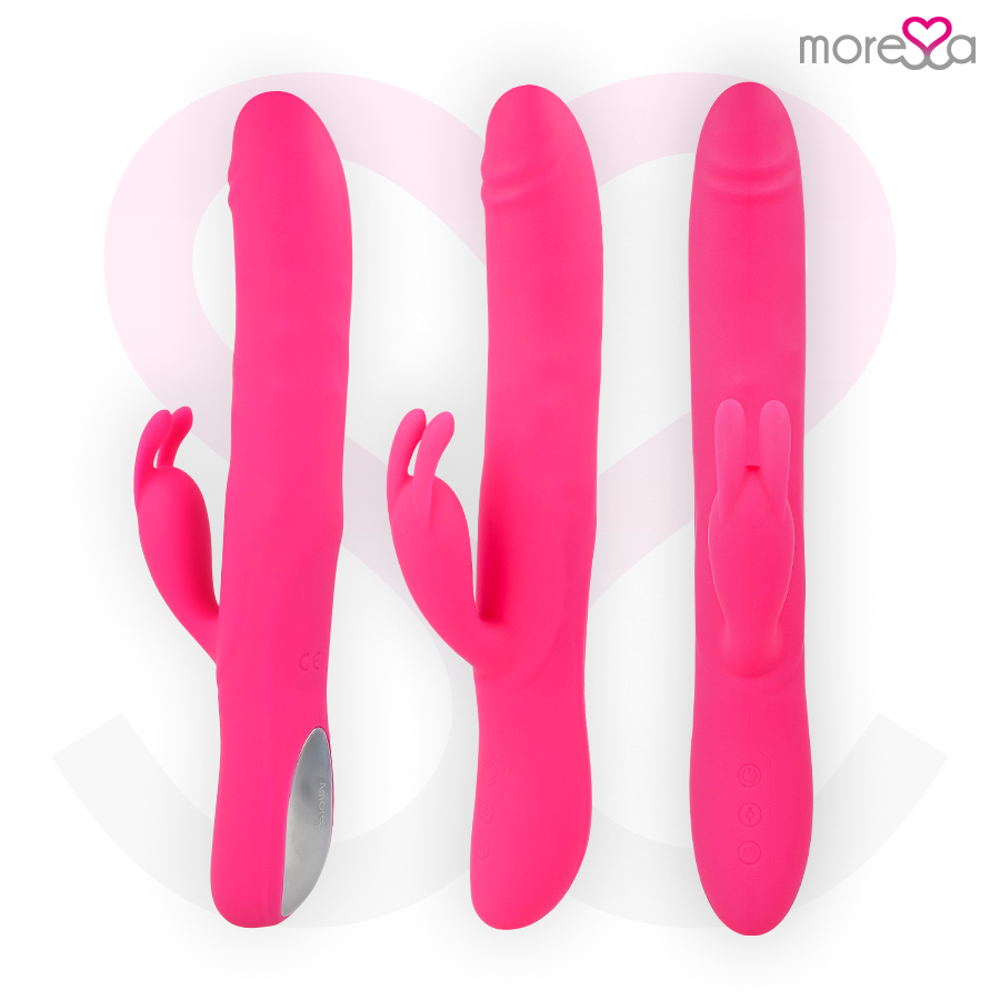 MORESSA WARREN PREMIUM SILIKONSKI POLNILNI VIBRATOR - ROZA - slika 2