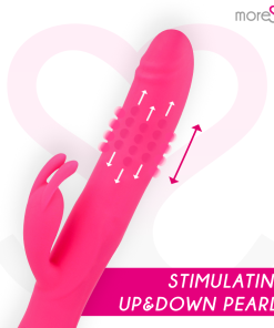 MORESSA WARREN PREMIUM SILIKONSKI POLNILNI VIBRATOR - ROZA - slika 3