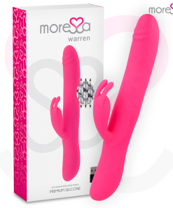 MORESSA WARREN PREMIUM SILIKONSKI POLNILNI VIBRATOR - ROZA