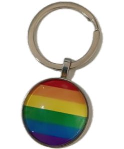 PRIDE - LGBT FLAG  KEYCHAIN