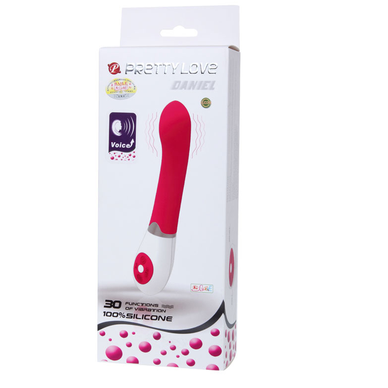PRETTY LOVE FLIRTATION - DANIEL VIBRATOR Z GLASOVNO FUNKCIJO - slika 2