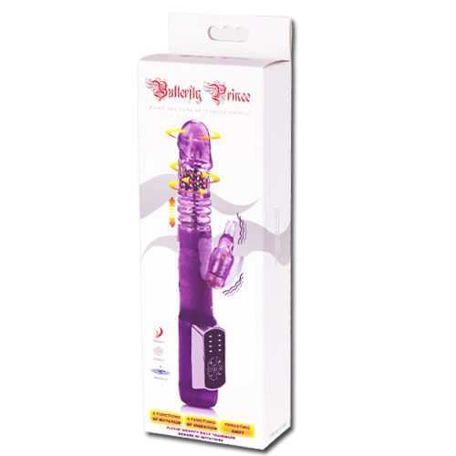 LY-BAILE U.S. PRINCE ZAJČJI VIBRATOR Z METULJČKOM