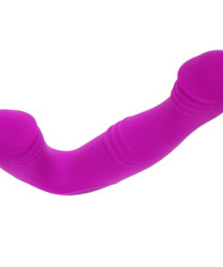 PRETTY LOVE ANGELO DVOJNI VIBRATOR - VIJOLIČEN