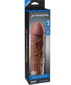 MEGA 2 PODALJŠEK ZA PENIS - RJAVI