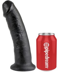 KING COCK DILDO 9" (22,9 CM) - ČRNI - slika 3