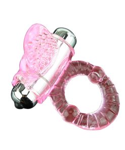 SWEET VIBRACIJSKI PRSTAN ZA PENIS - ROZA - slika 3