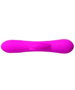 PRETTY LOVE FLIRTATION - BARRETTE VIBRATOR S STIMULATORJEM KLITORISA - VIJOLIČEN - slika 3