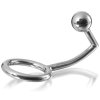 METALHARD PRSTAN ZA PENIS Z ANALNO KROGLICO 30 MM