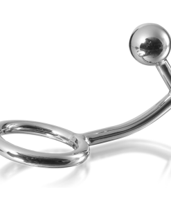 METALHARD PRSTAN ZA PENIS Z ANALNO KROGLICO 30 MM