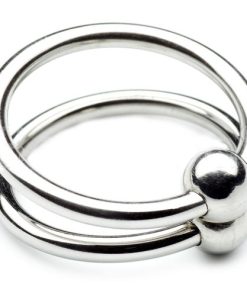 METALHARD DVOJNI PRSTAN ZA GLAVICO PENISA 28 MM - slika 2