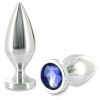 METALHARD DIAMOND SREDNJE VELIK ANALNI ČEP 8,89 CM - KRISTALEN