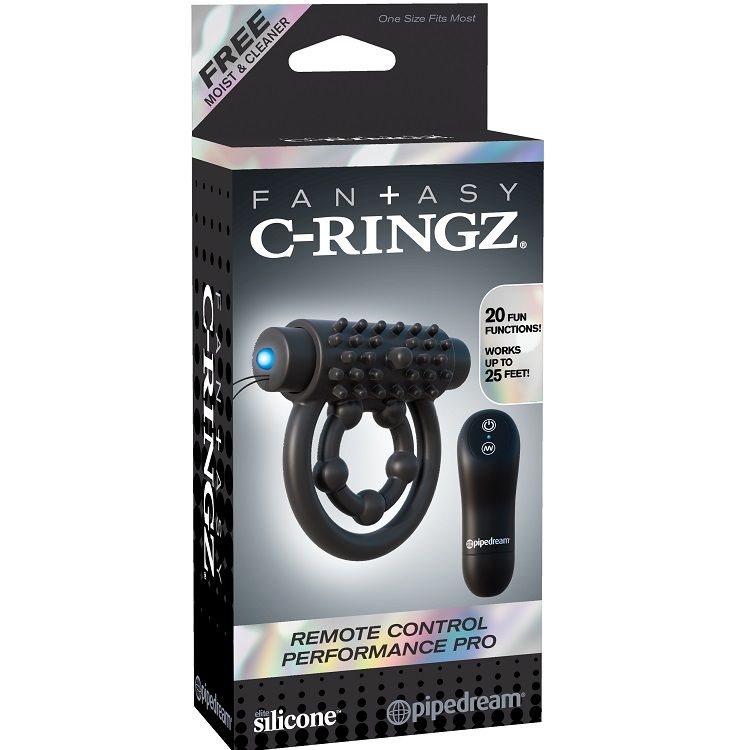 FANTASY C-RINGZ PRSTAN ZA PENIS NA DALJINSKO UPRAVLJANJE