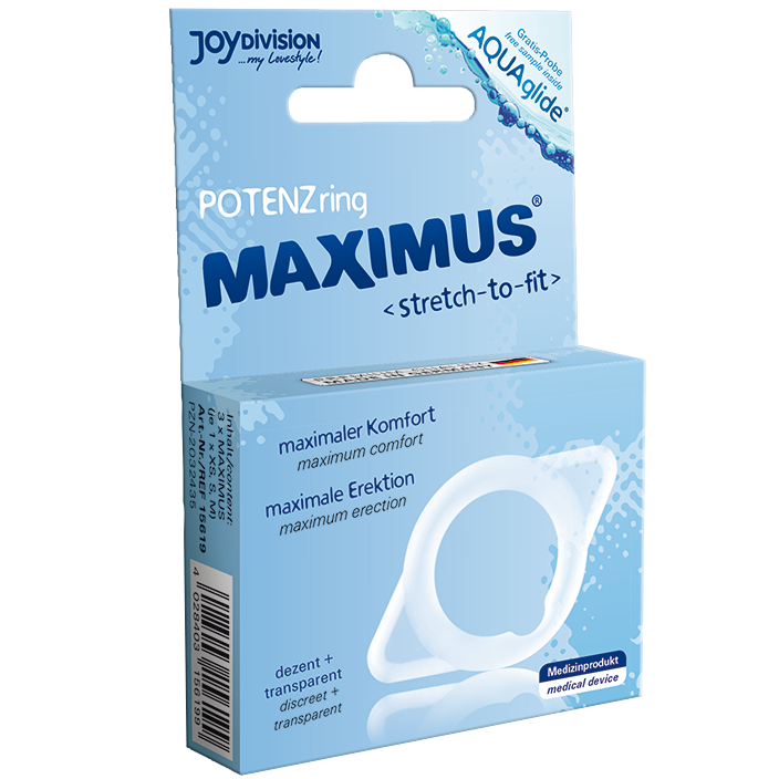 MAXIMUS PAKET PRSTANOV ZA PENIS (XS + S + M) - slika 2