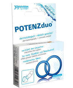 Alternative view of POTENZ DVOJNI PRSTAN ZA PENIS - VELIK (XL)