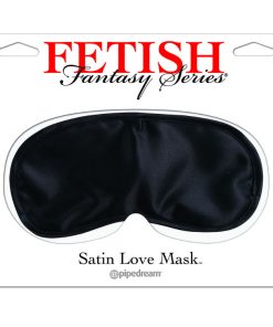 FETISH FANTASY SATIN LOVE MASKA ČRNA