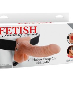 Alternative view of FETISH FANTASY SERIES 7" VOTEL DILDO S TESTISI NA PASU 17,8 CM - MESNAT