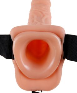 Alternative view of FETISH FANTASY SERIES 9" VOTEL DILDO S TESTISI NA PASU 22,9 CM - MESNAT