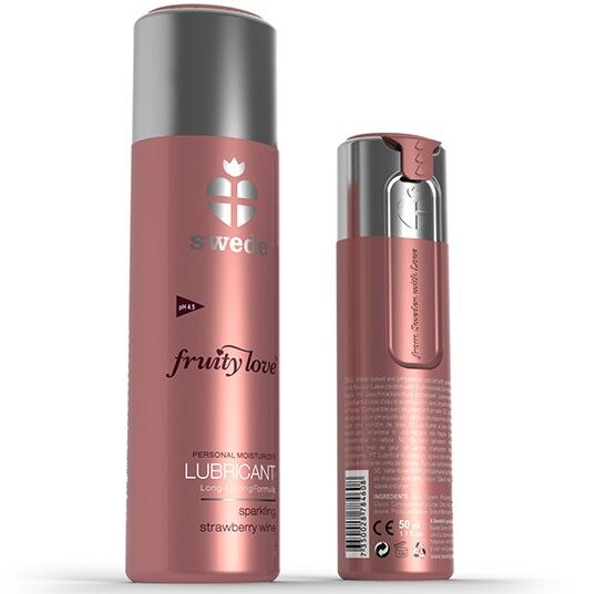 SWEDE SADNI LJUBEZENSKI LUBRIKANT PENEČE JAGODNO VINO 100 ML