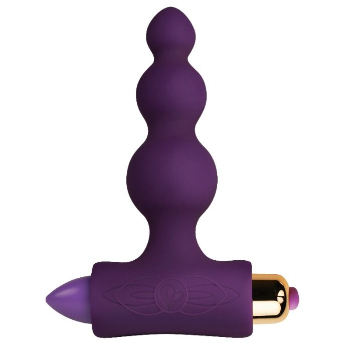 PETITE SENSATIONS BUBBLES ANALNI STIMULATOR ROCKS OFF - VIJOLIČEN