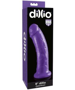 DILLIO DILDO 20,32 CM - VIJOLIČEN
