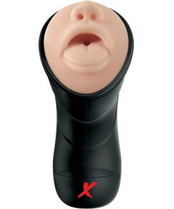 Alternative view of PDX ELITE DEEP THROAT VIBRACIJSKI STROKER - USTA