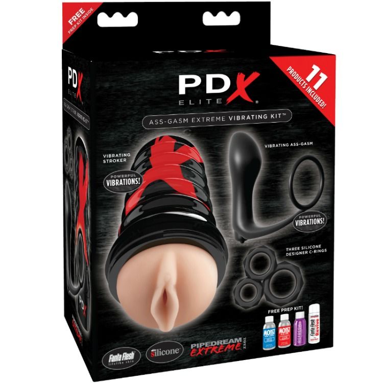 PDX ELITE ASS-GASM EXTREME VIBRACIJSKI KOMPLET - VAGINA - slika 3