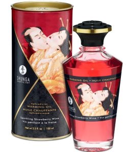 SHUNGA AFRODIZIAK OGREVALNO OLJE PENEČE JAGODNO VINO 100 ML