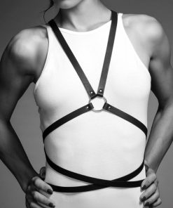 Alternative view of BIJOUX INDISCRETS MAZE MULTI-WAY HARNESS BLACK
