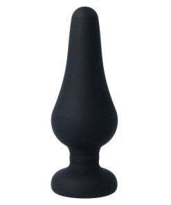 INTENSE SILIKONSKI ANALNI ČEP PIPO VELIKOST L 13 CM - ČRNI - slika 3