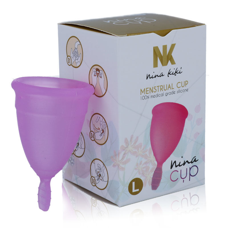 NINA CUP MENSTRUALNA SKODELICA VELIKOST L - VIJOLIČNA - slika 3