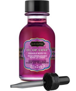 KAMASUTRA POLJUBLJIVO OLJE ZA LJUBEZENSKE PREDIGRE MALINA 22 ML