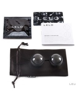 Alternative view of LELO LUNA BEADS ANALNE KROGLICE - ČRNE