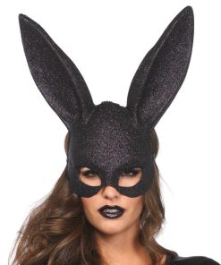 LEGAVENUE GLITTER MASQUERADE RABBIT MASK